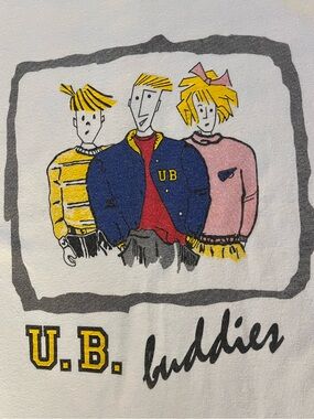 1990s Vintage Unlimited Basics U. B. Anywhere Single Stitch T-Shirt